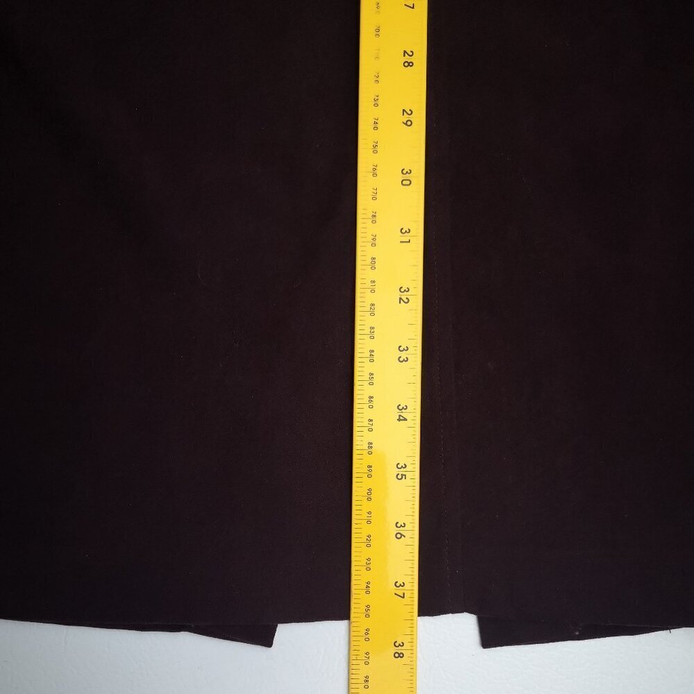 Fairweather Ladies Size 12 Burgundy Made in Canada Maxi Skirt - Picture 9 of 9